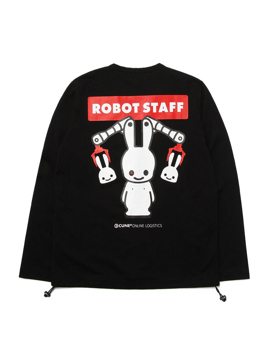 ロボットスタッフ 薄手のコットンカーディガン