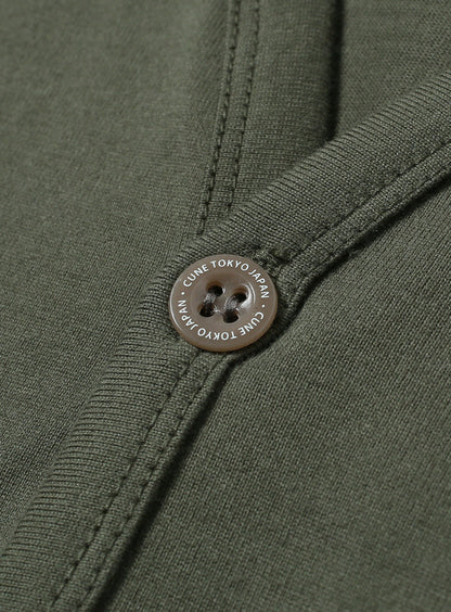 薄手のコットンカーディガン