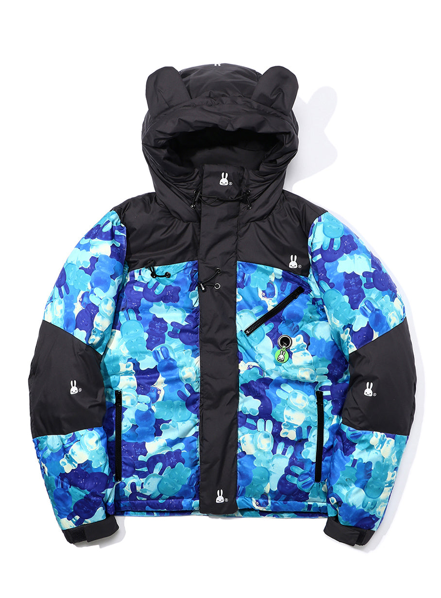 ウサギグミのダウンジャケット