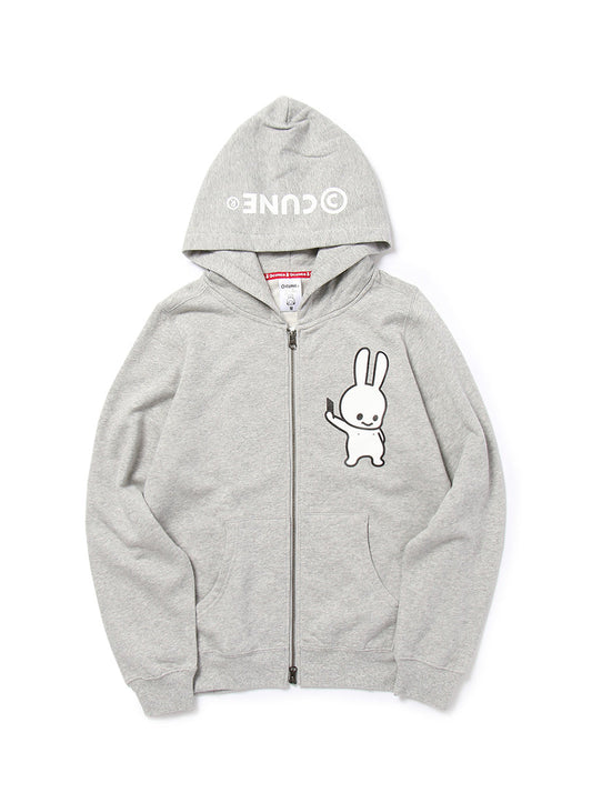 CUNE ZIP PARKA 自撮り