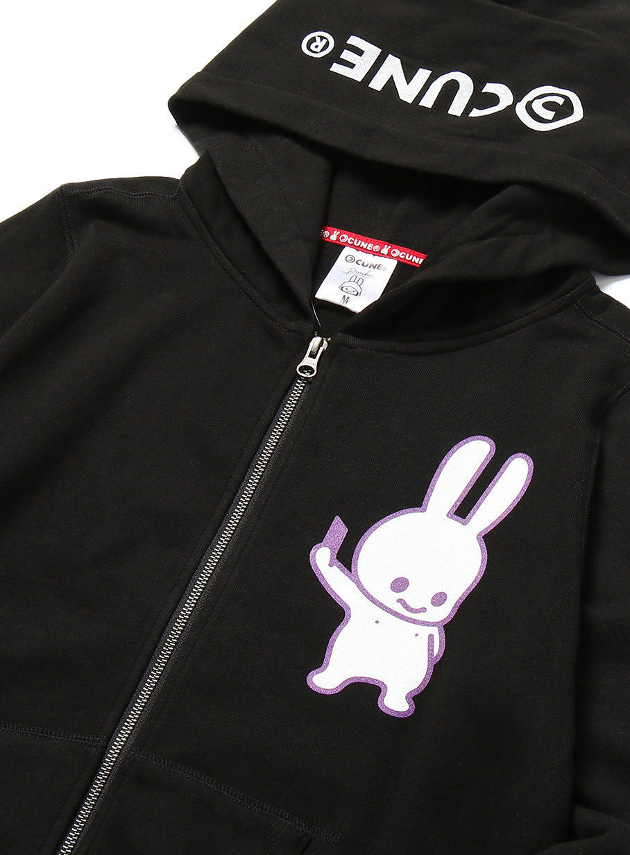 CUNE ZIP PARKA 自撮り