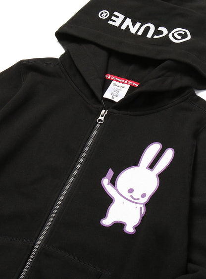CUNE ZIP PARKA 自撮り