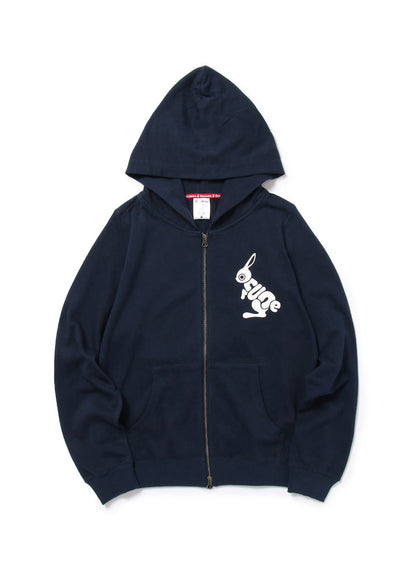 CUNE ZIP PARKA ロゴウサギ