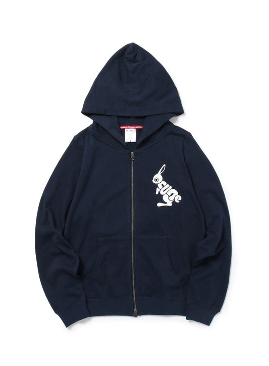 CUNE ZIP PARKA ロゴウサギ
