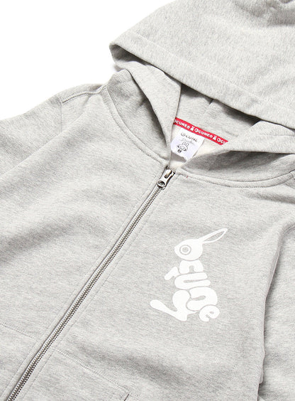 CUNE ZIP PARKA ロゴウサギ