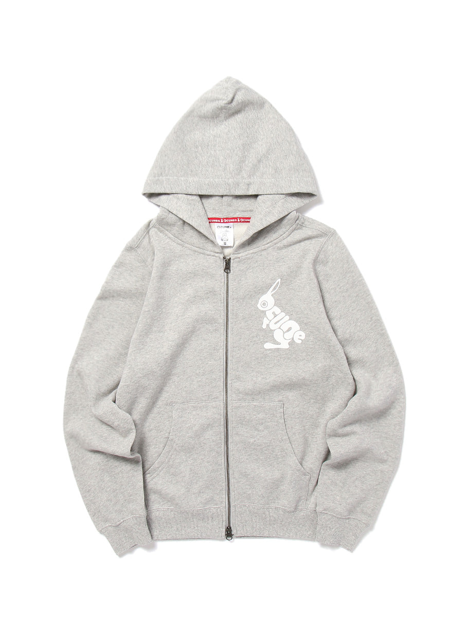 CUNE ZIP PARKA ロゴウサギ