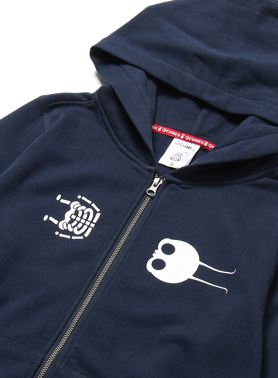 CUNE ZIP PARKA どくろ