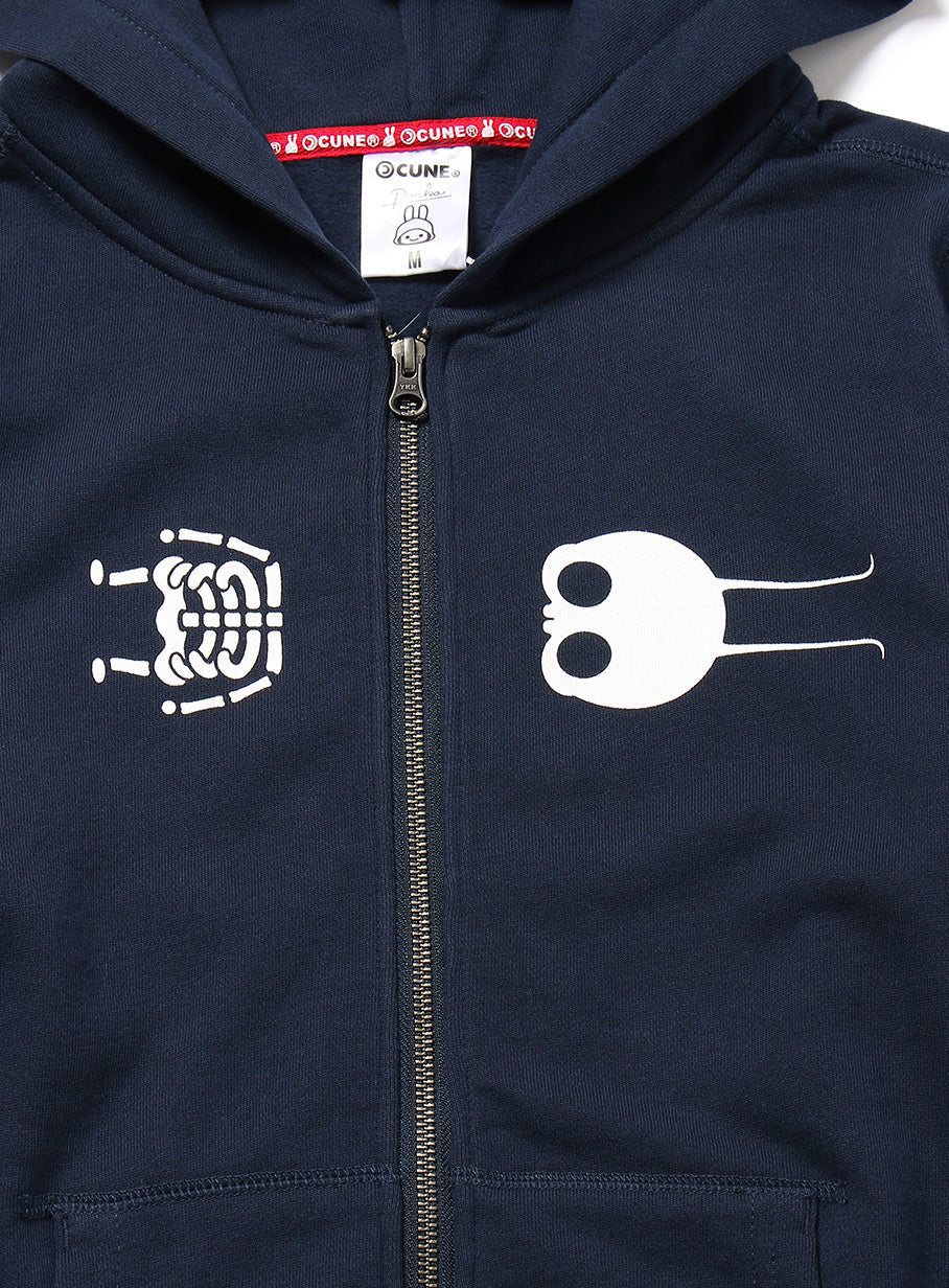 CUNE ZIP PARKA どくろ
