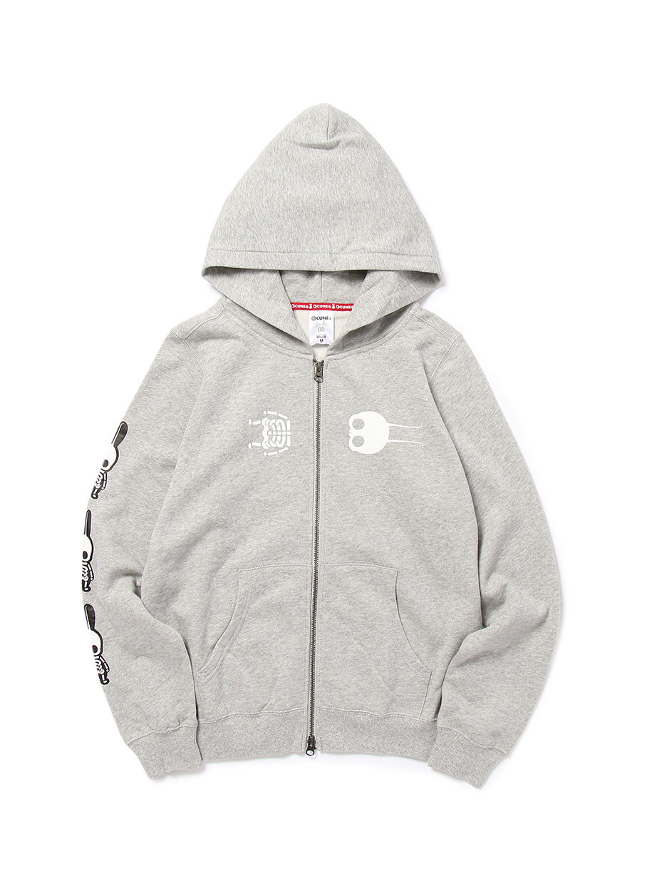 CUNE ZIP PARKA どくろ