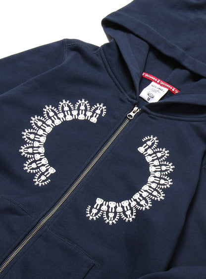 CUNE ZIP PARKA 模様
