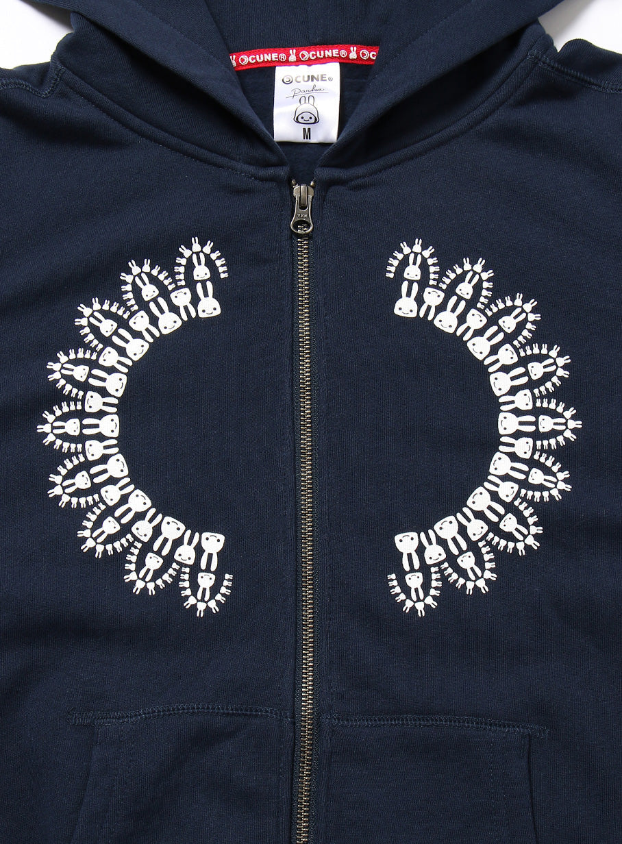 CUNE ZIP PARKA 模様