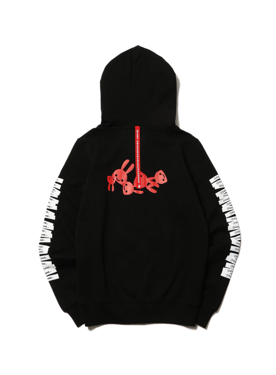 CUNE ZIP PARKA タグ