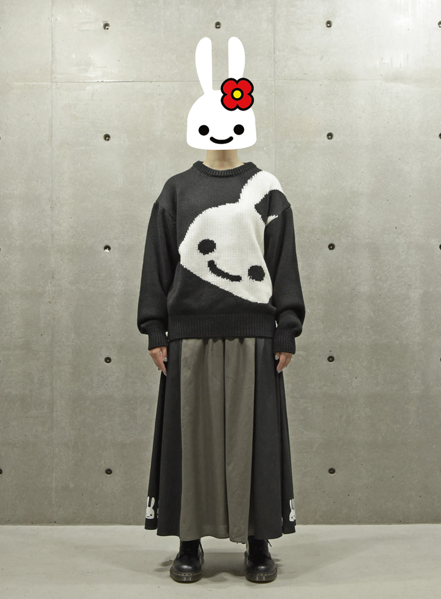 ビッグクルーネックセーター