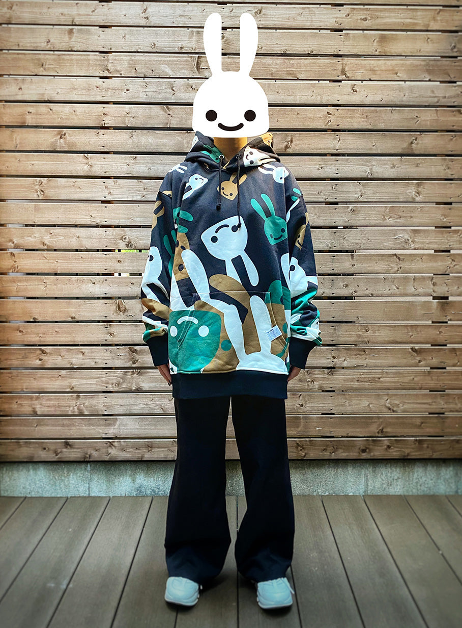 27周年総柄パーカー