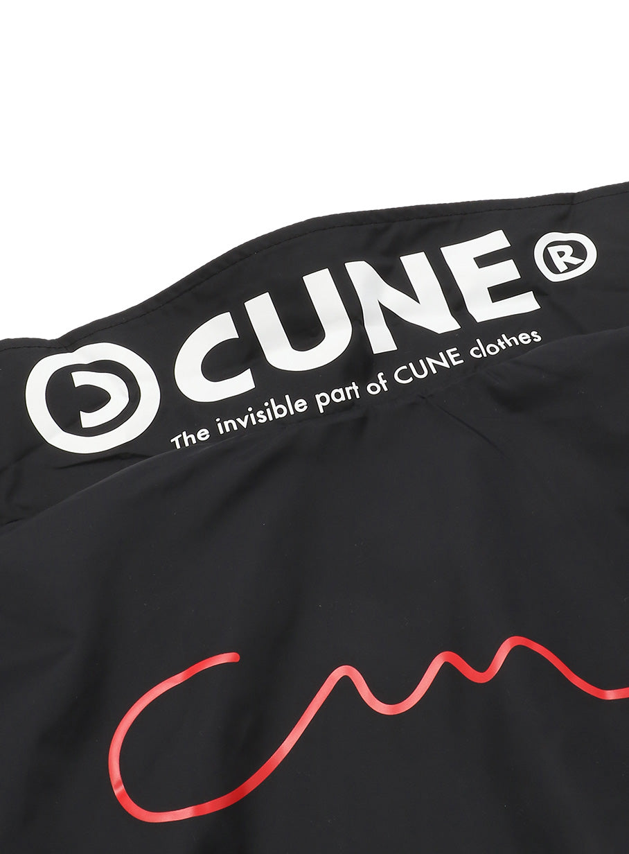 ナイロンコーチジャケット バイク