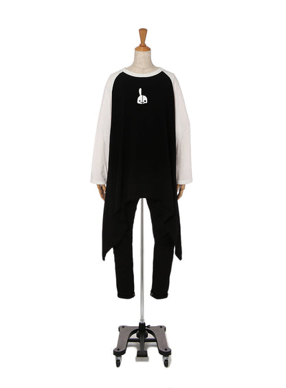DDDCラグランドレープカットソー