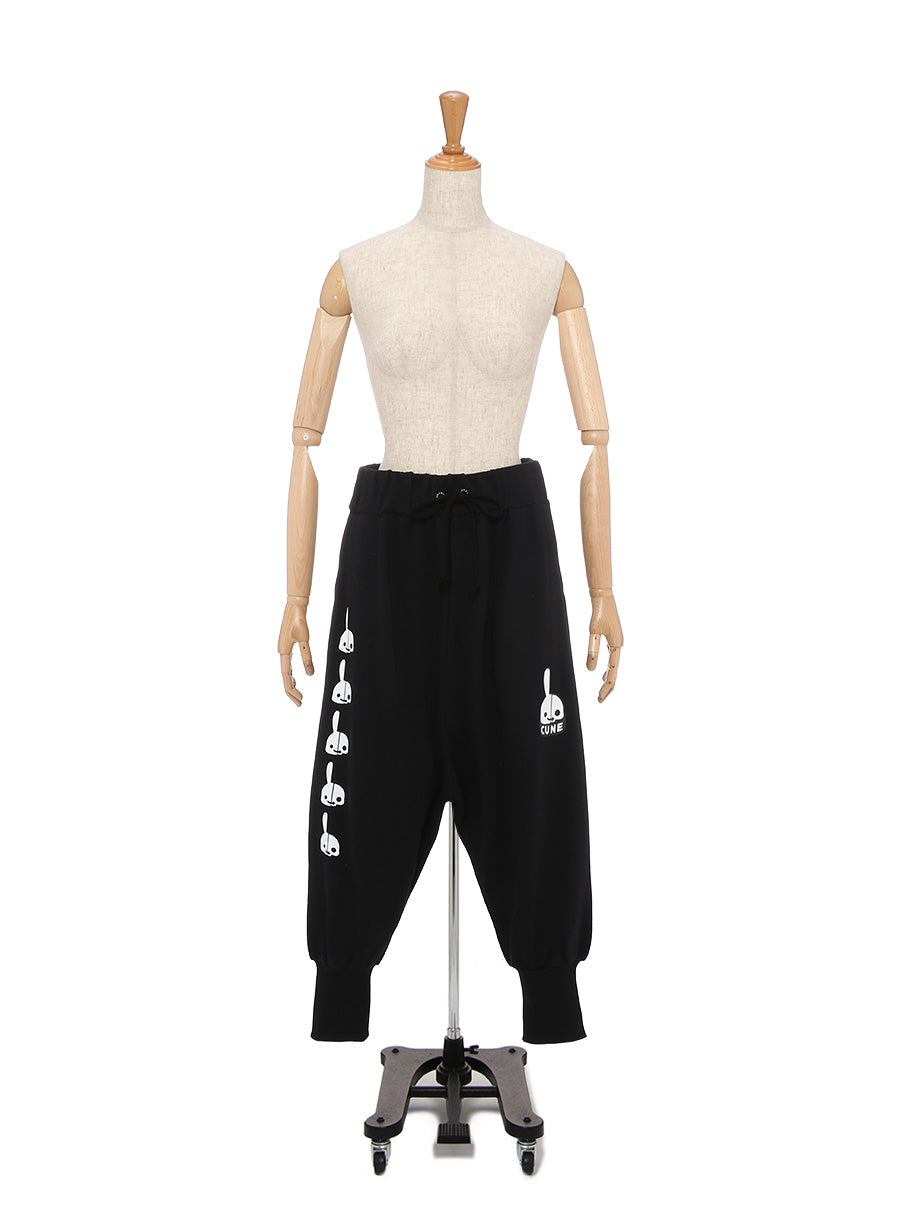DDDC裏毛サルエルパンツ