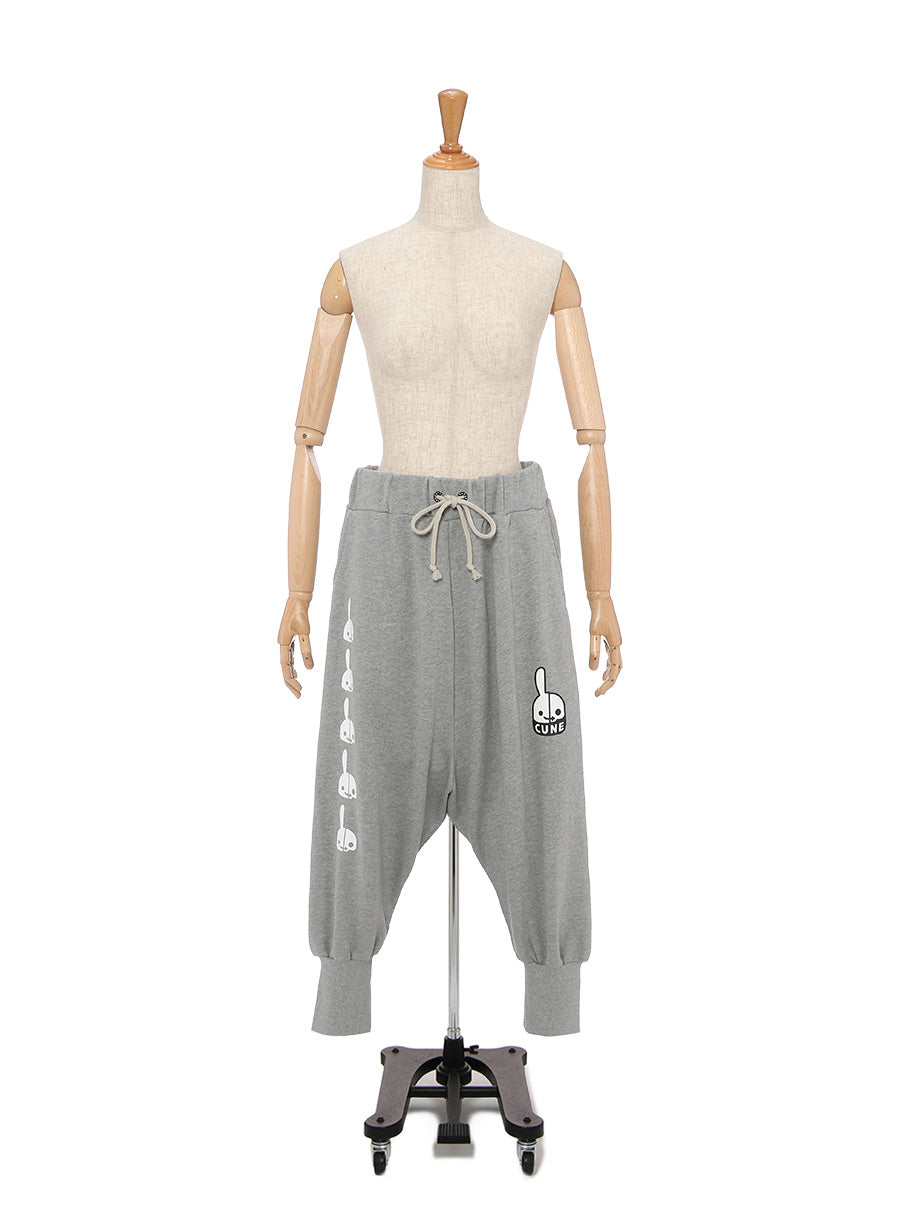 DDDC裏毛サルエルパンツ