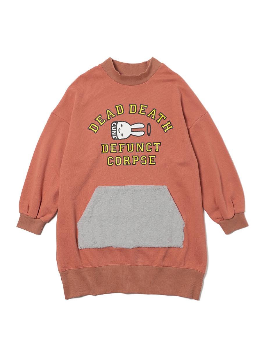 DDDCもこもこポケットのモックネックスウェット