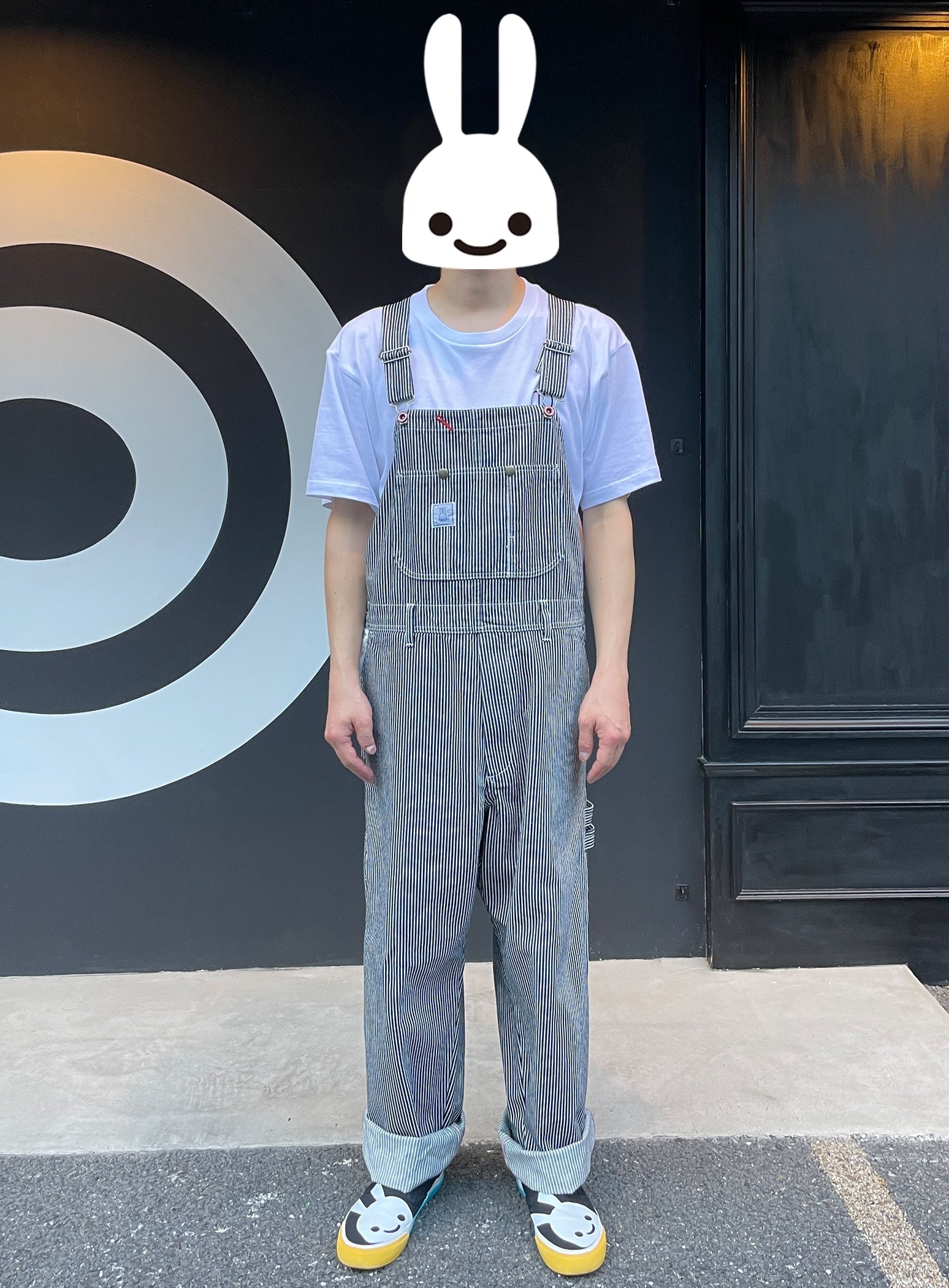 CUNE ダークブルー オーバーオール BOTTOMS/OVERALLS – CUNE