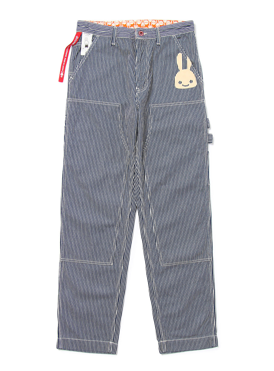 完売品 CUNE 23ss ウサギがいる DDDC裏毛サルエルパンツ キューン CUNE サルエルパンツ デニム 魔人 うさぎ2連 デカロゴ 古着