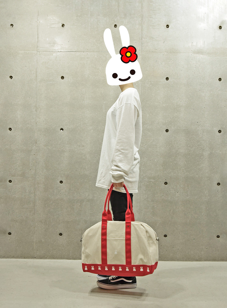 帆布ボストンバッグ L