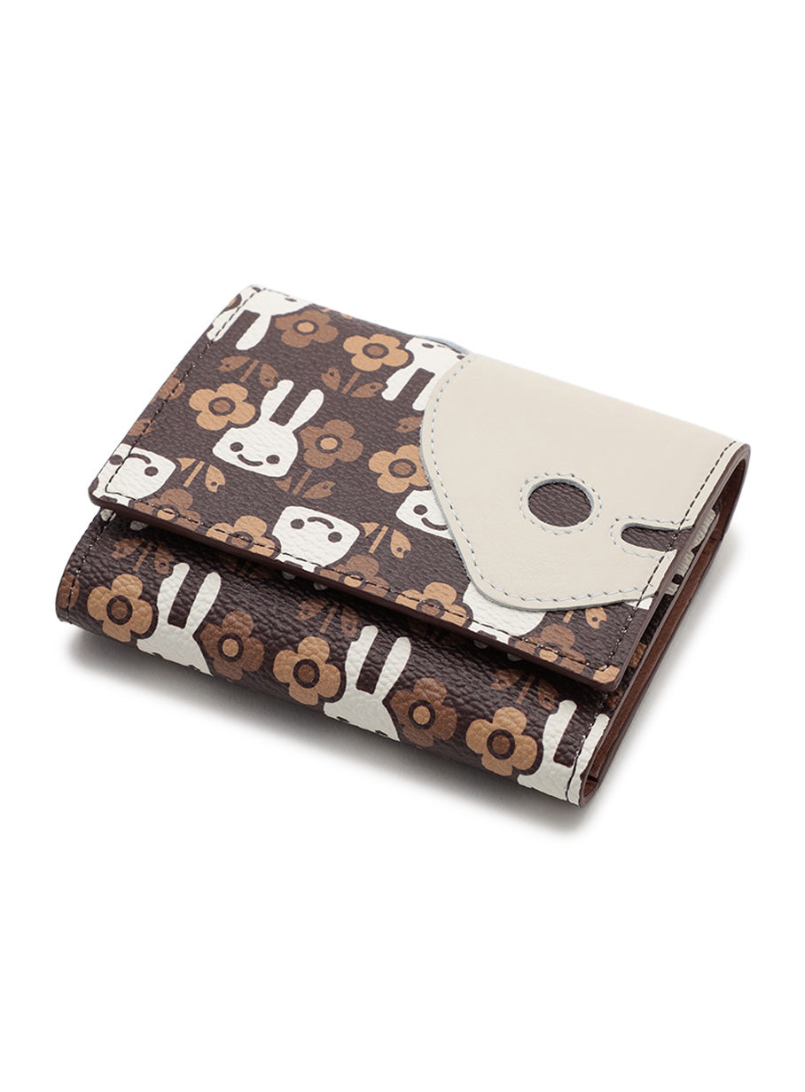 花グラムV三つ折りウォレット