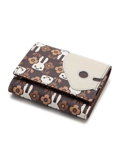 花グラムV三つ折りウォレット