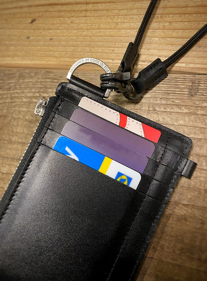 首かけレザーウォレット