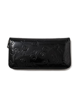 エナメルエンボスロングウォレット