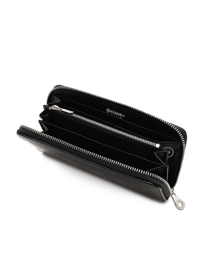 エナメルエンボスロングウォレット