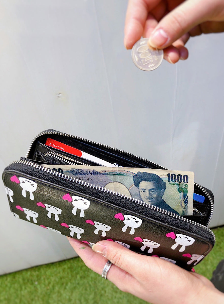 自分大好き総柄ロングウォレット