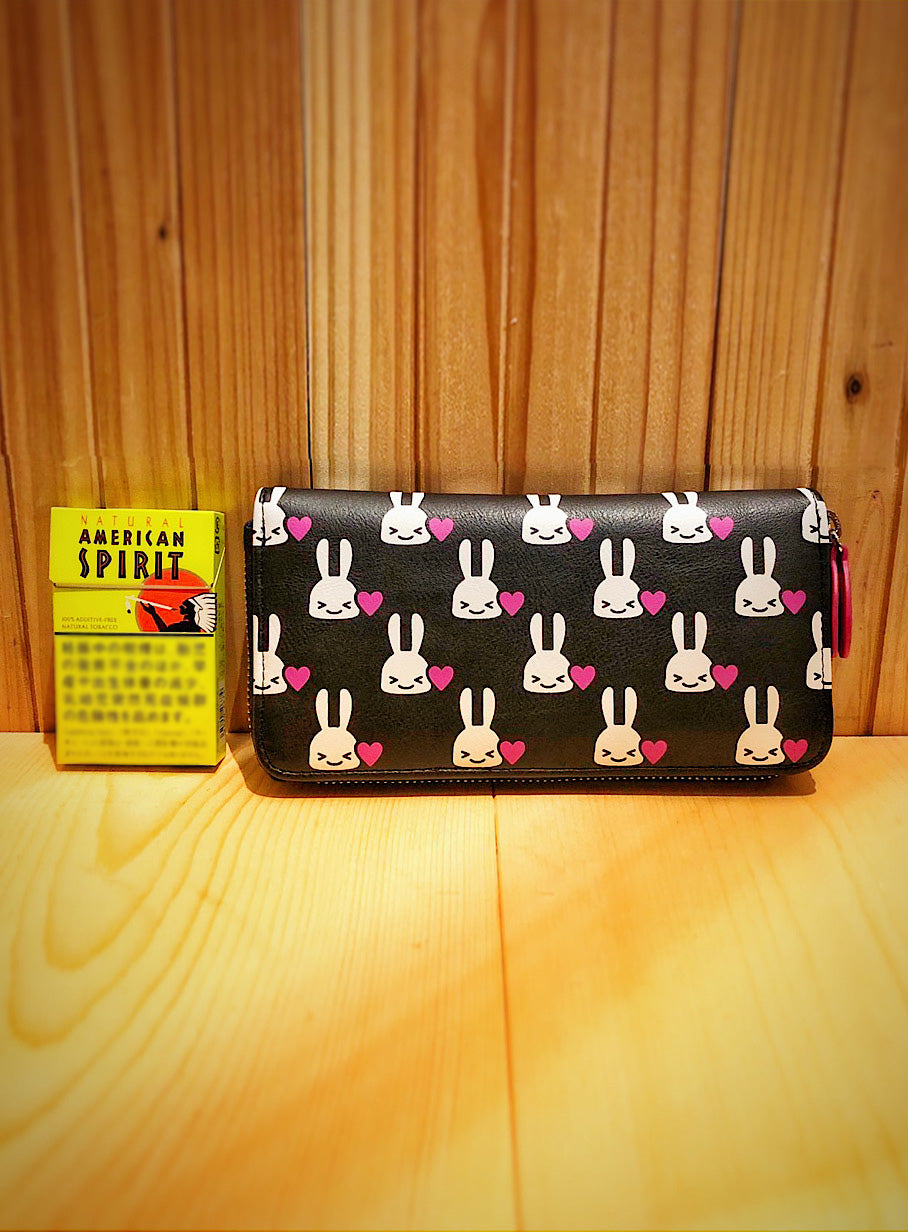 自分大好き総柄ロングウォレット