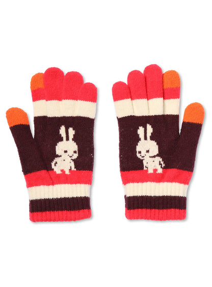 首が前にでたうさちゃんの手袋