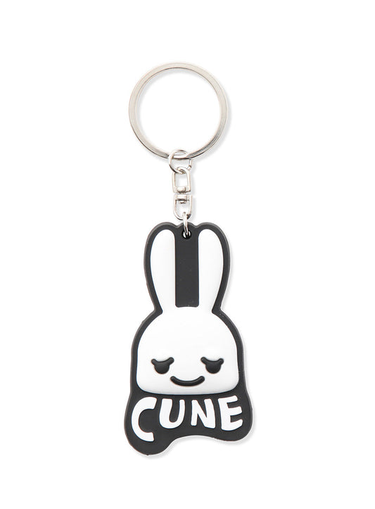 腫れぼったいキーホルダー CUNEウサギ