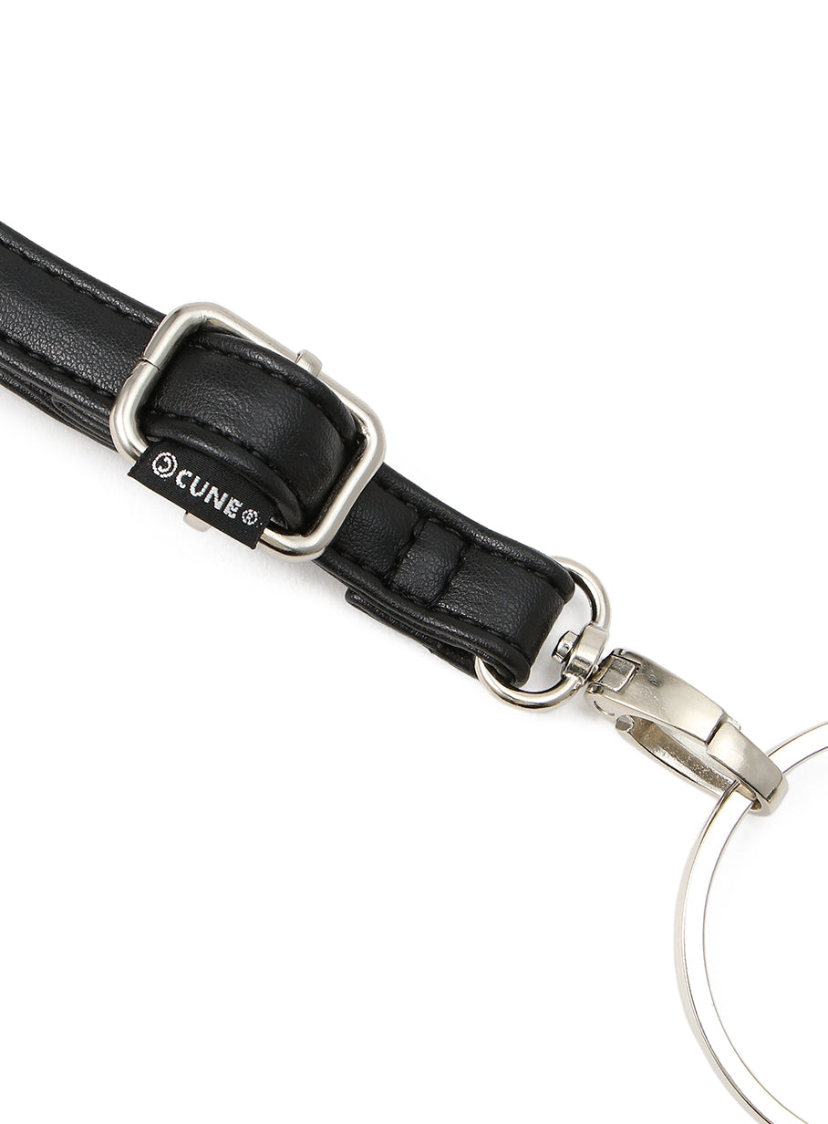 ストラップもふもふ丸ポーチ