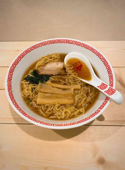 株式会社くるくるわんわん寿司のラーメンどんぶり