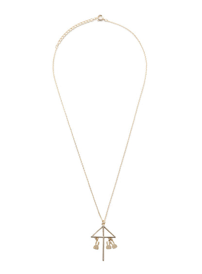 やじるしぷらぷらネックレス