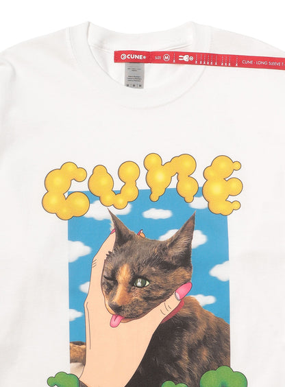 CUNE LS Tee 猫つかみ