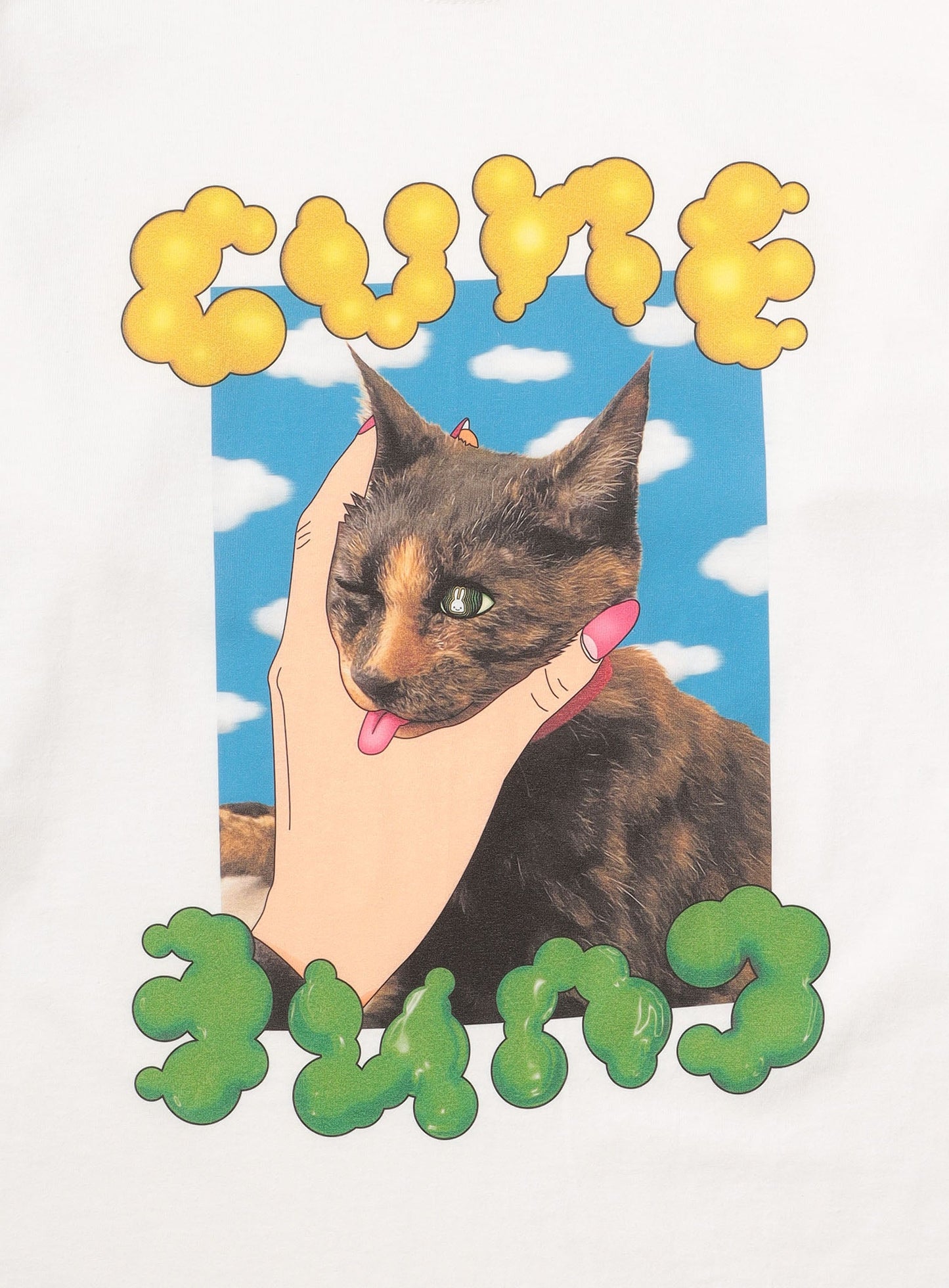 CUNE LS Tee 猫つかみ