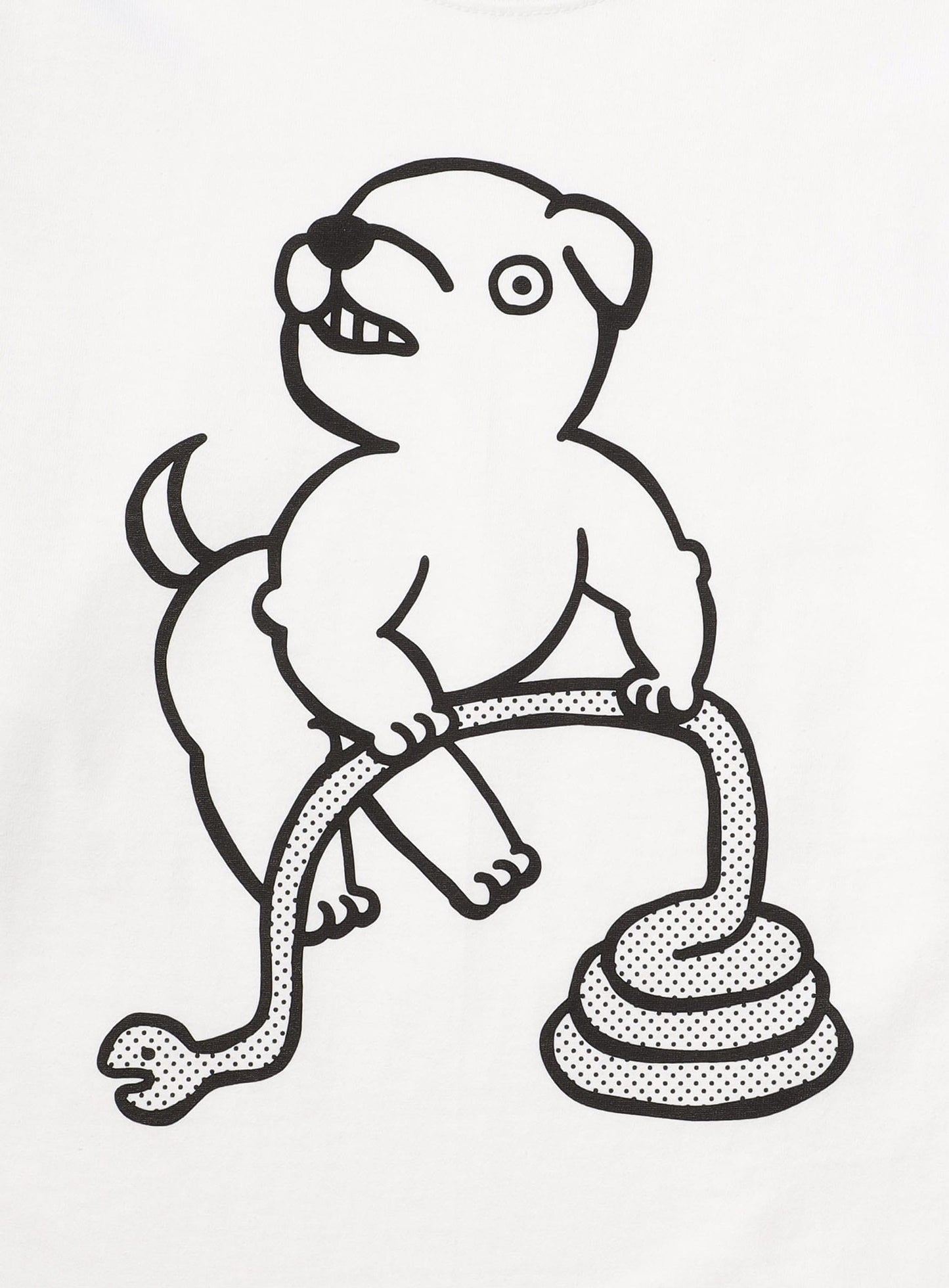 CUNE LS Tee 犬とヘビ