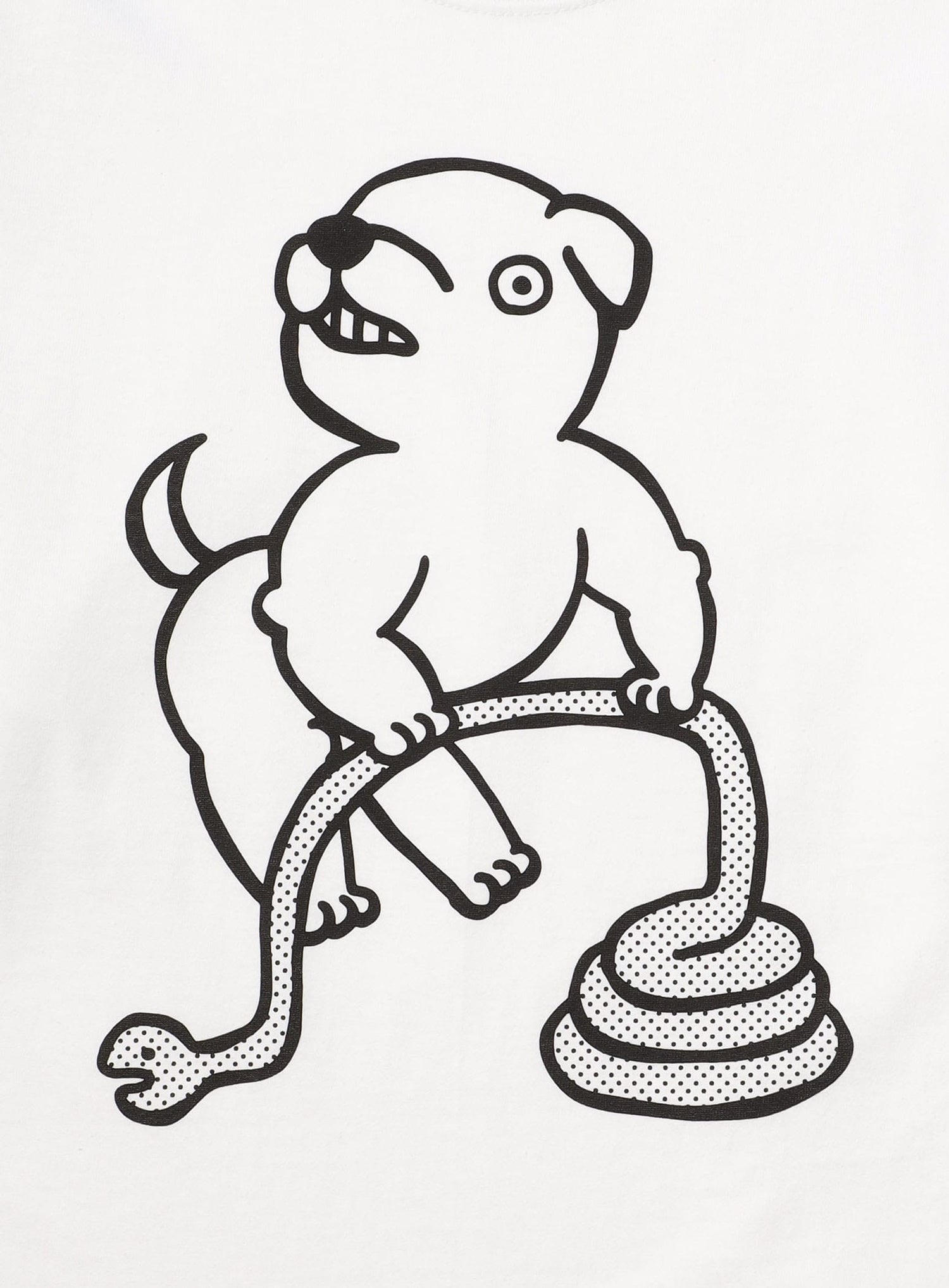 CUNE LS Tee 犬とヘビ