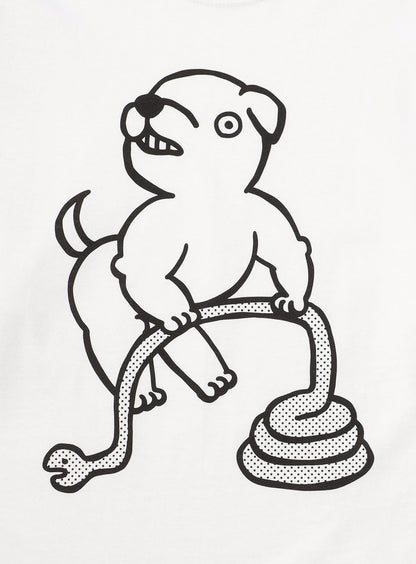 CUNE LS Tee 犬とヘビ