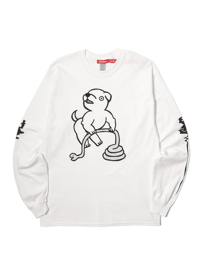 CUNE LS Tee 犬とヘビ