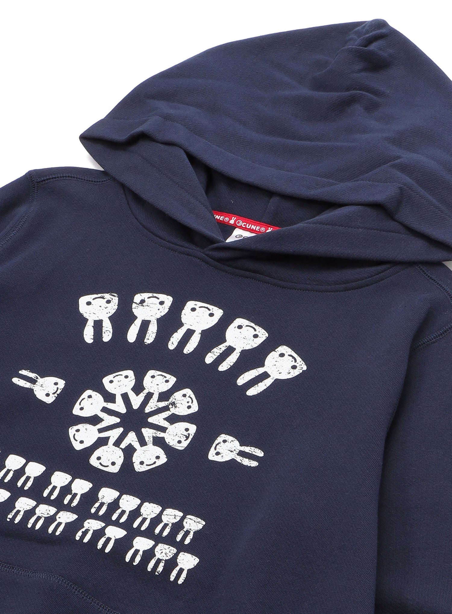 CUNE PULL PARKA かすれウサギ