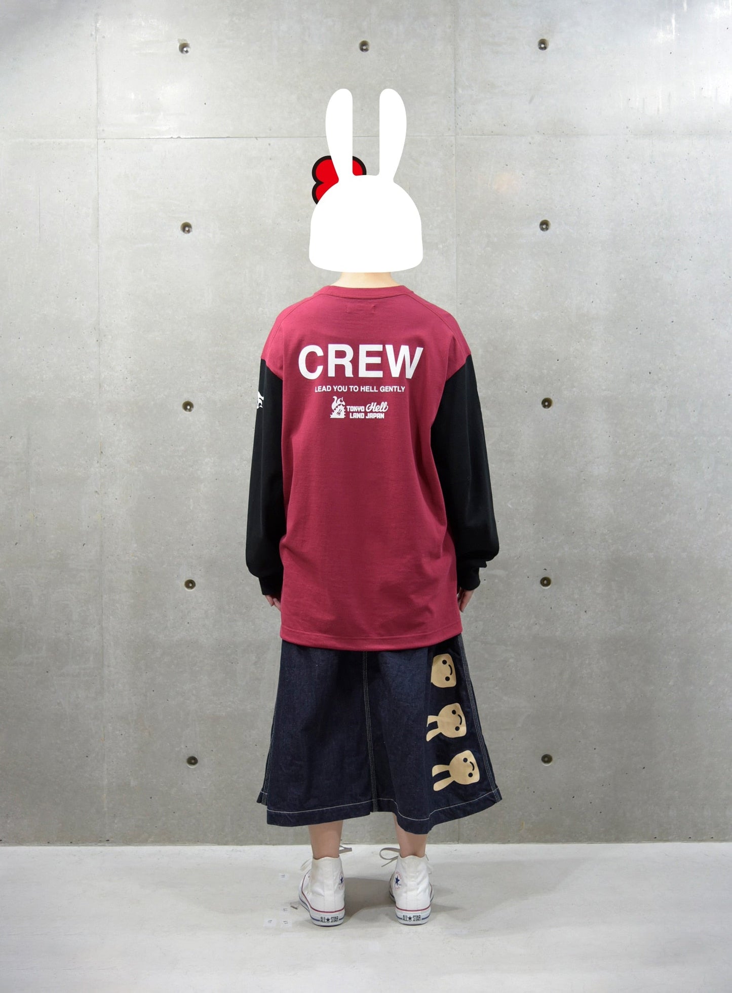 クルー専用のロングスリーブカットソー