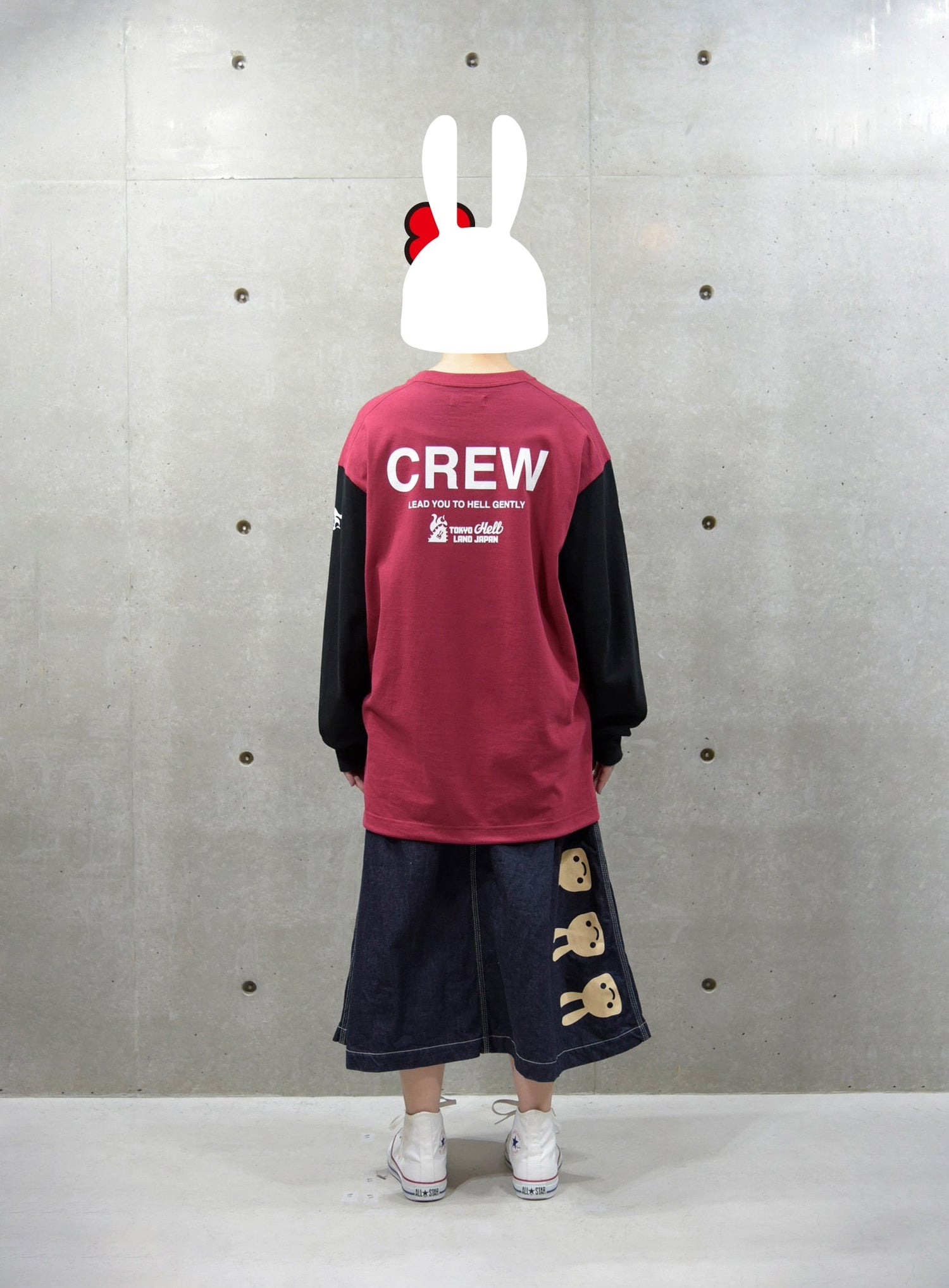 クルー専用のロングスリーブカットソー