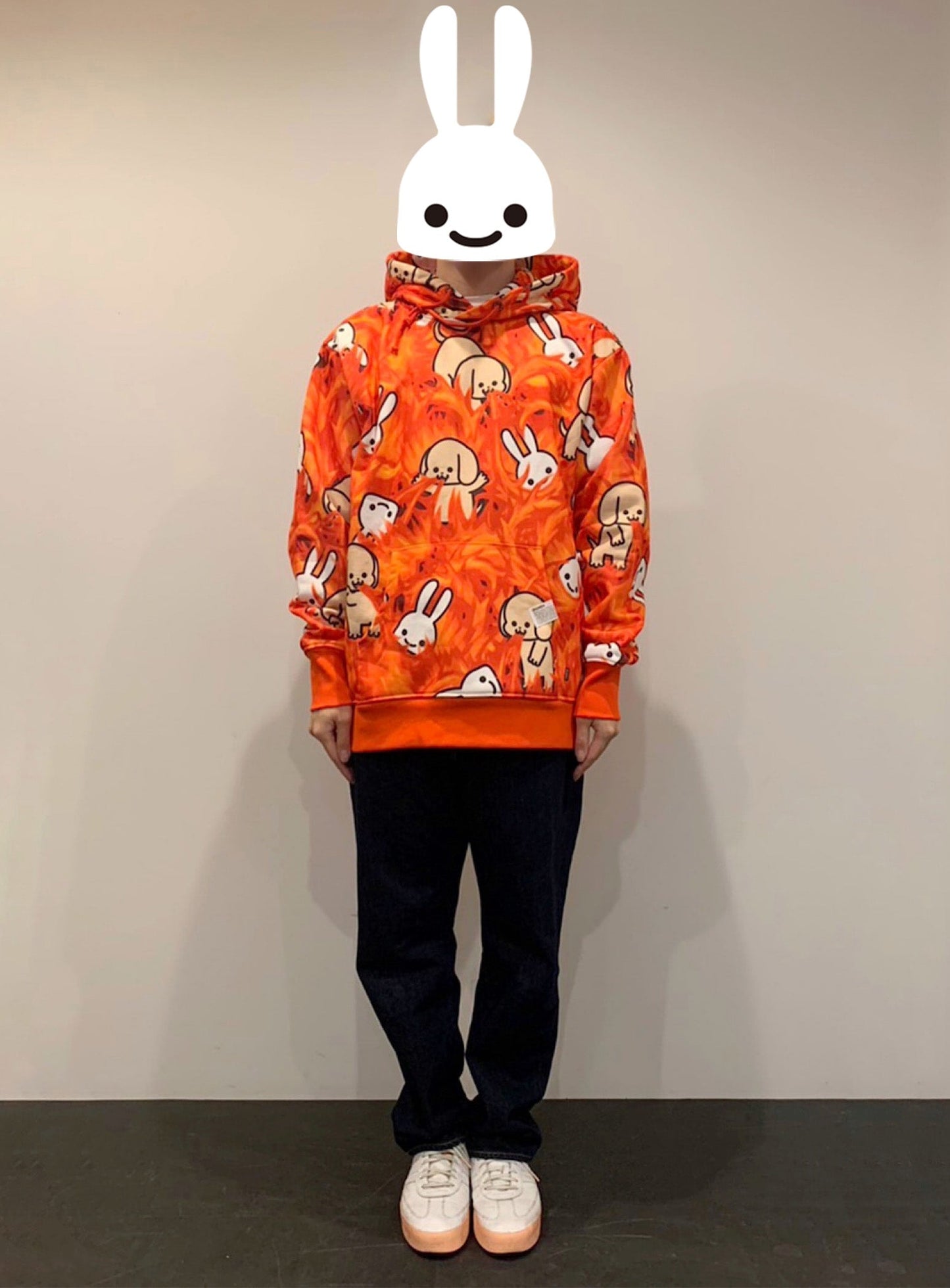 炎いぬちゃんパーカー