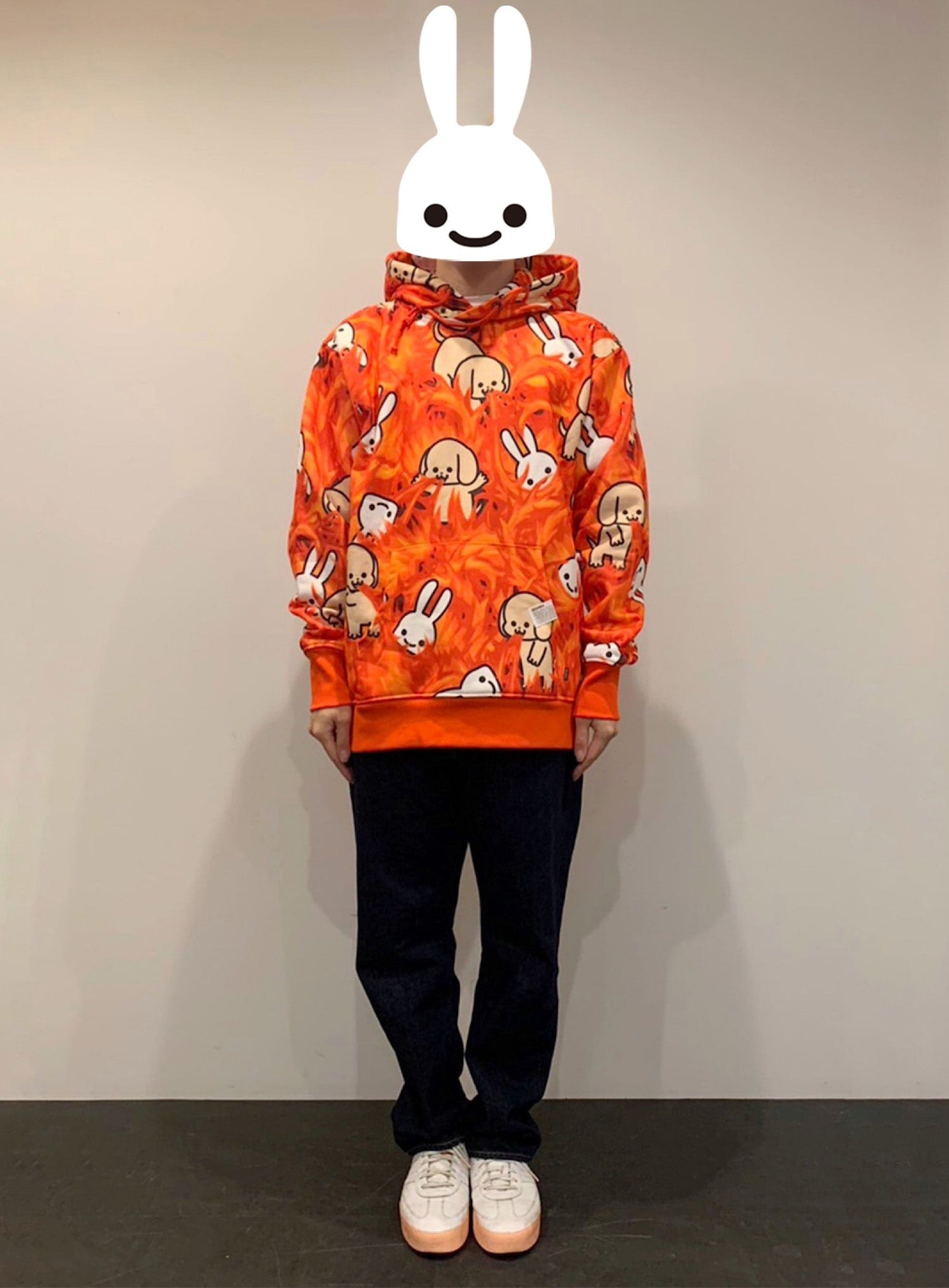 炎いぬちゃんパーカー