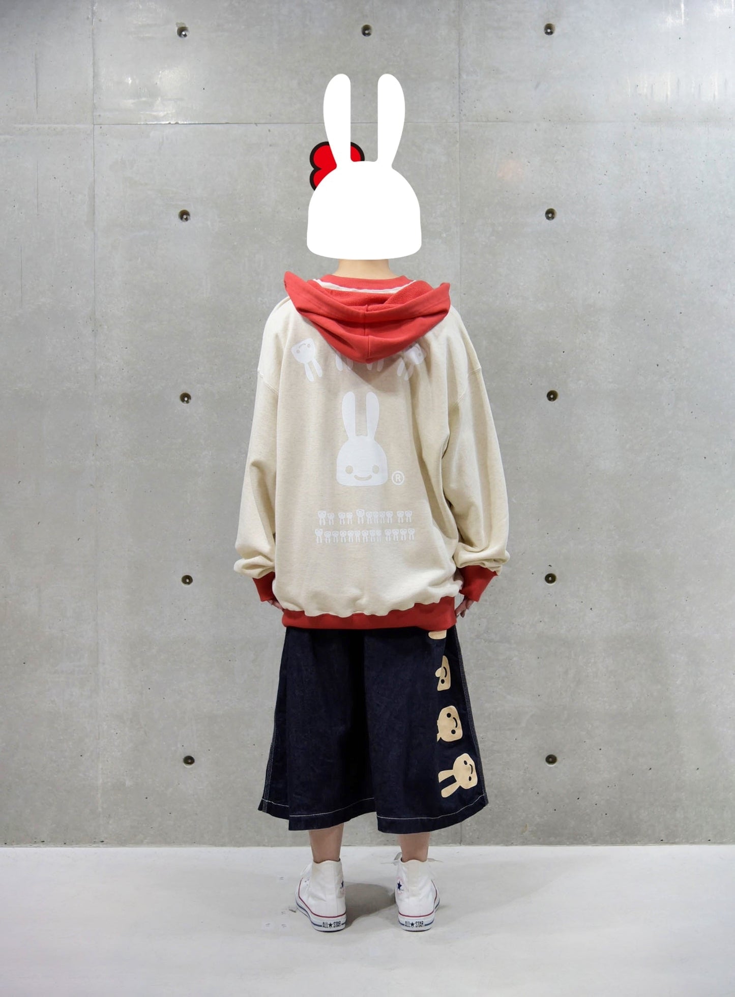 後付けパーカー
